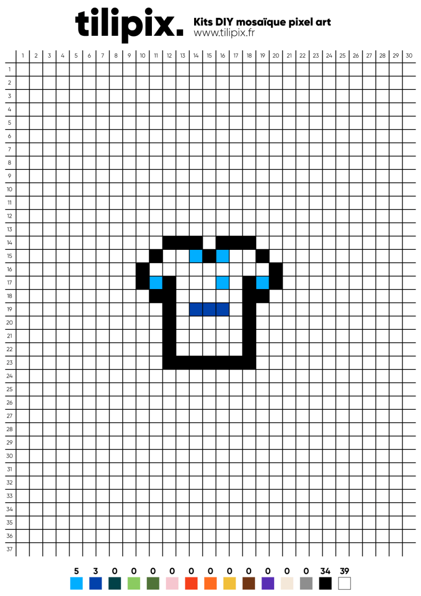 Pixel art Foot Marseille - Tilipix