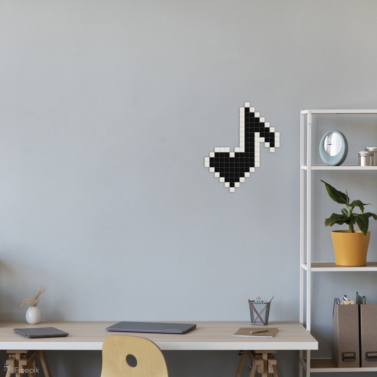 Coeur note de musique - Tilipix