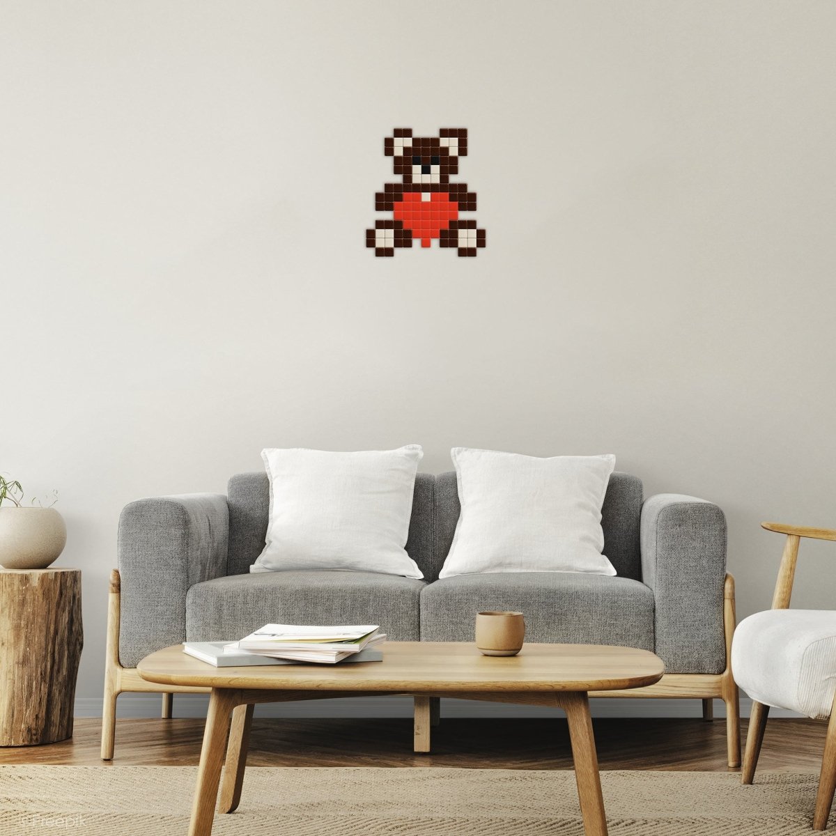 Coeur nounours - Tilipix