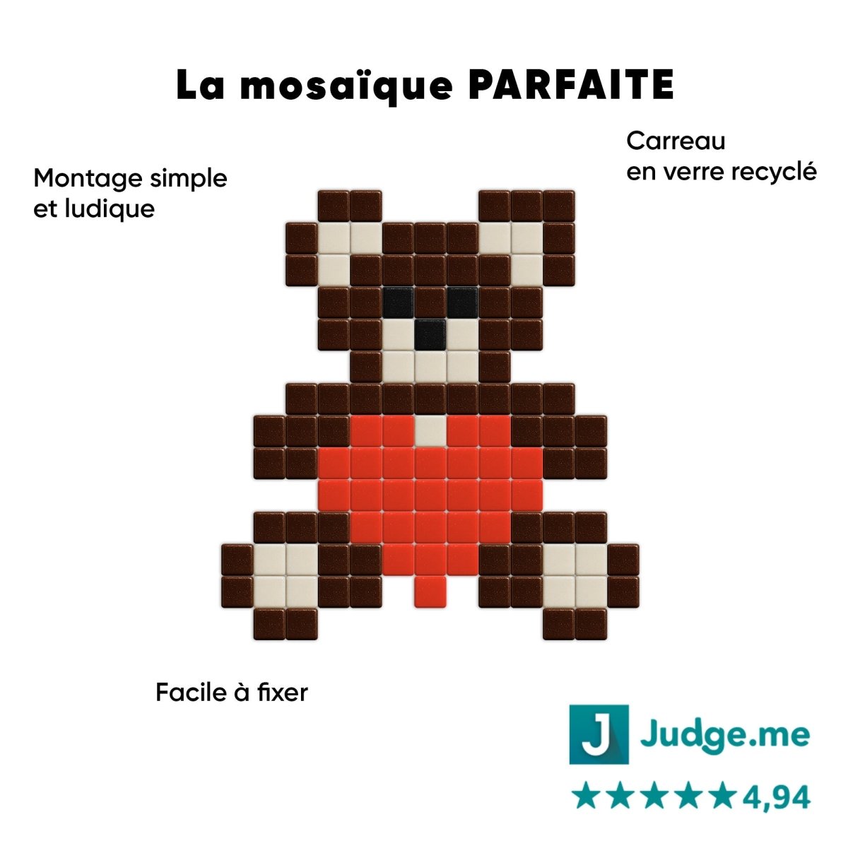 Coeur nounours - Tilipix