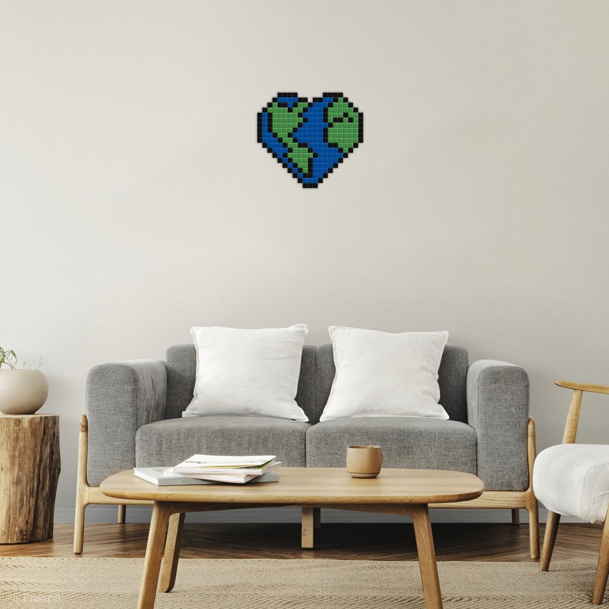 Coeur planète Terre - Tilipix