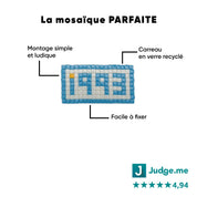 Kit mosaïque "À jamais les premiers" - Tilipix