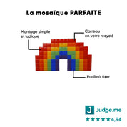 Kit mosaïque "Arc - en - ciel" - Tilipix