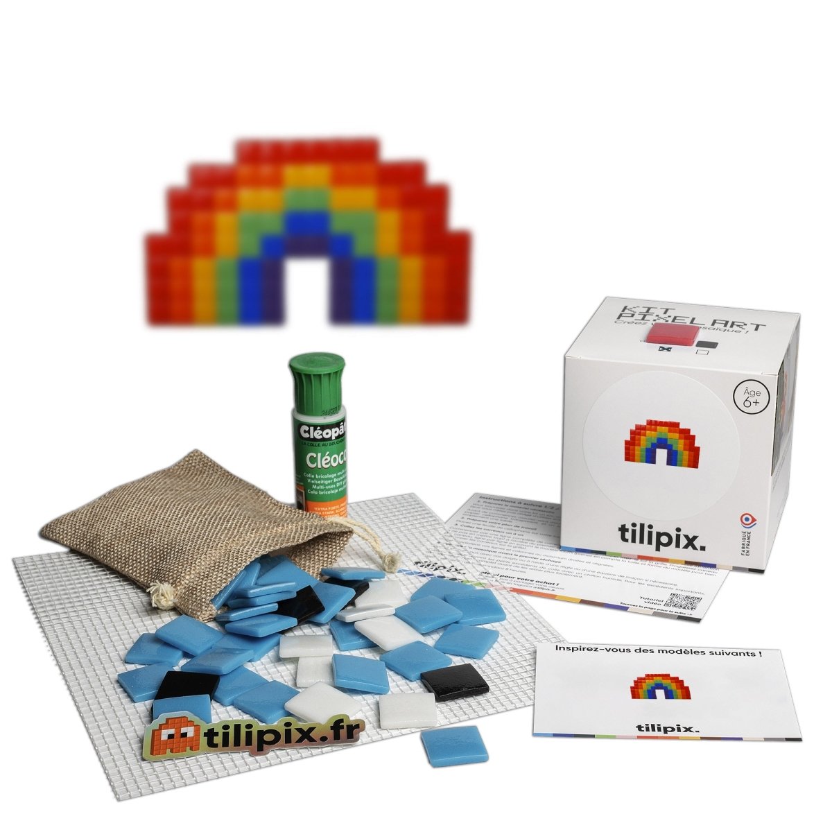 Kit mosaïque "Arc - en - ciel" - Tilipix