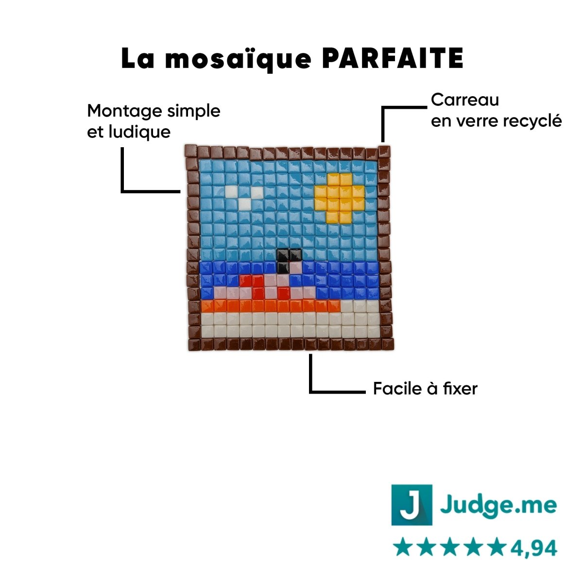 Kit mosaïque "Bronzette" - Tilipix
