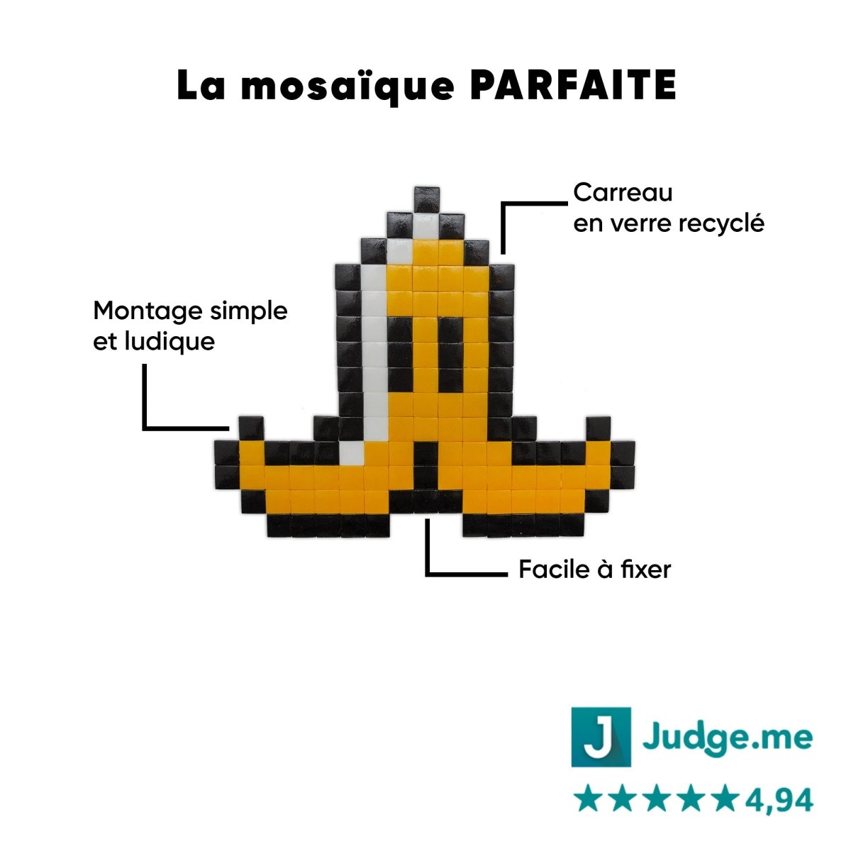 Kit mosaïque "Ça glisse !" - Tilipix