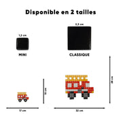 Kit mosaïque "Camille le camion de pompier" - Tilipix