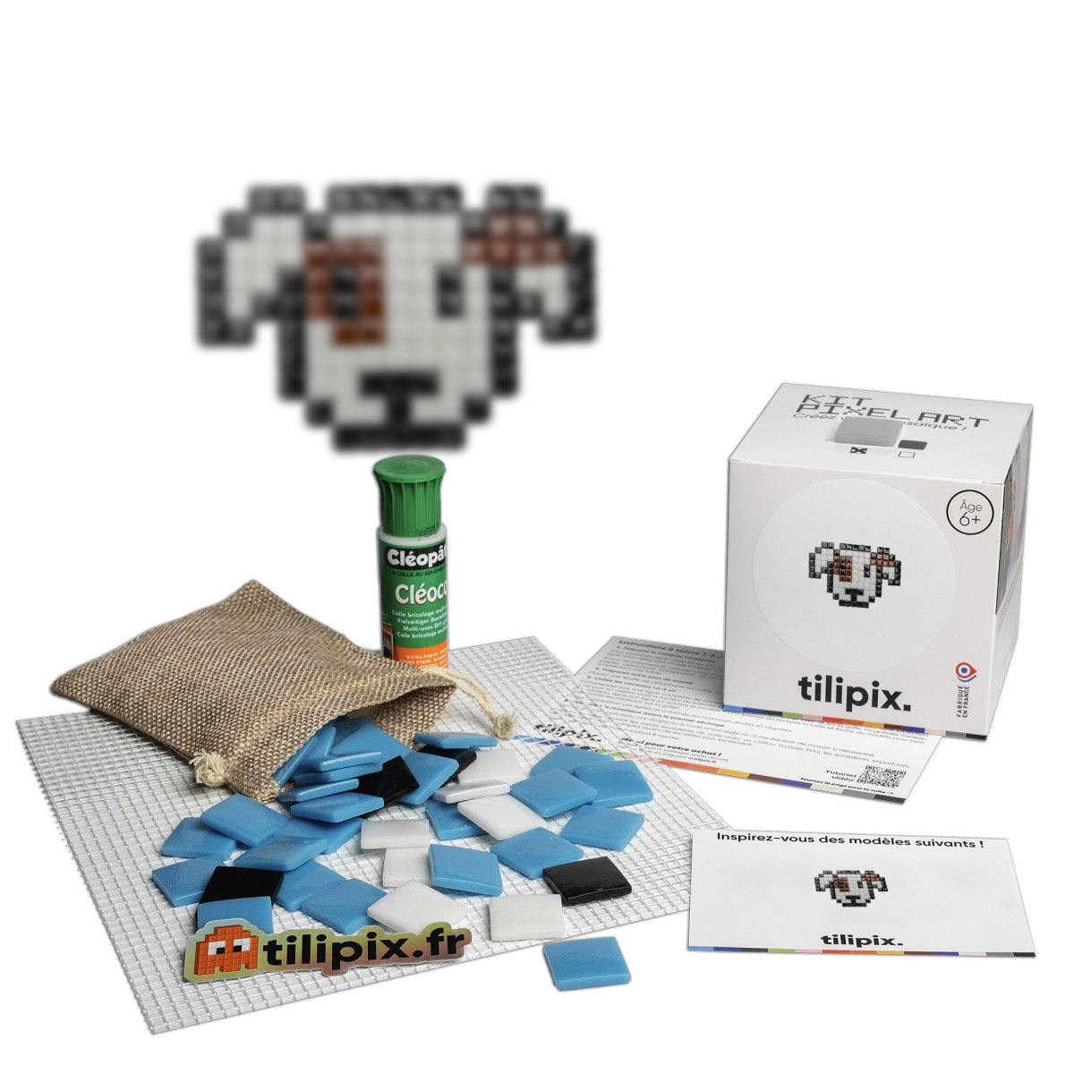 Kit mosaïque "Charly le chien" - Tilipix