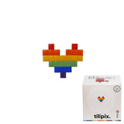 Kit mosaïque "Coeur arc - en - ciel" - Tilipix