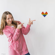 Kit mosaïque "Coeur arc - en - ciel" - Tilipix