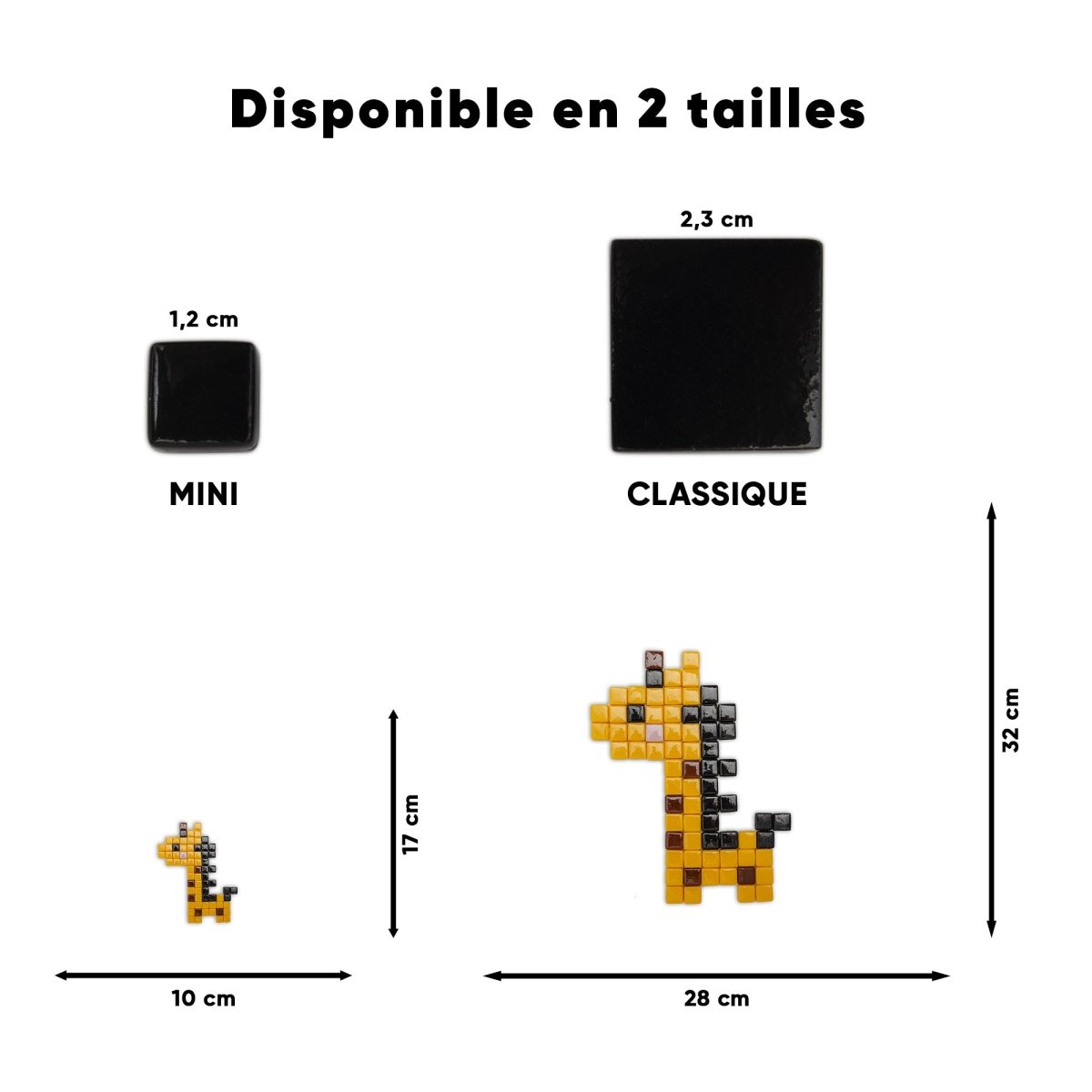 Kit mosaïque "Georges la girafe" - Tilipix