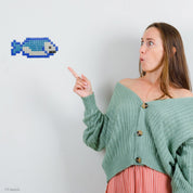 Kit mosaïque "La sardine qui a bouché le port" - Tilipix