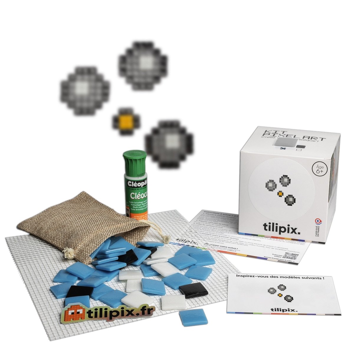 Kit mosaïque "La triplette" - Tilipix