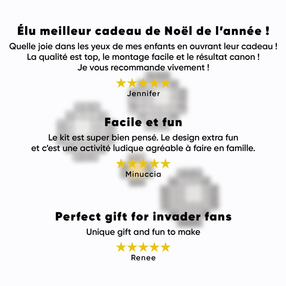 Kit mosaïque "La triplette" - Tilipix