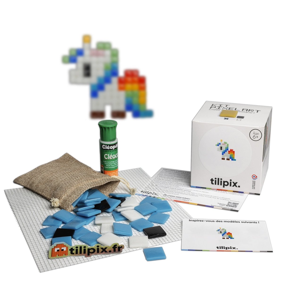 Kit mosaïque "Laura la licorne" - Tilipix