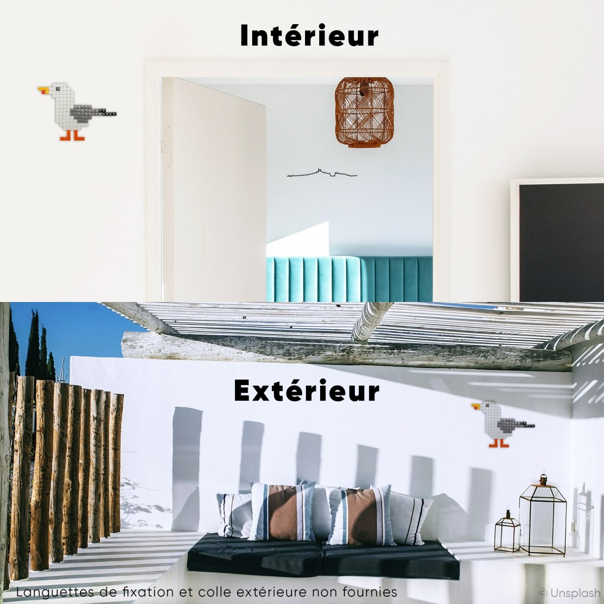 Kit mosaïque "Le gabian" - Tilipix