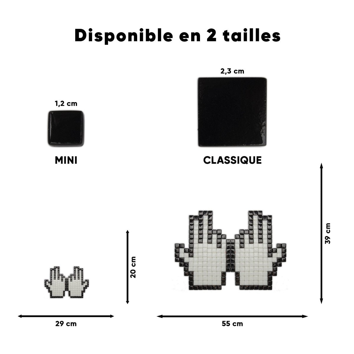 Kit mosaïque "Le J c'est le S" - Tilipix