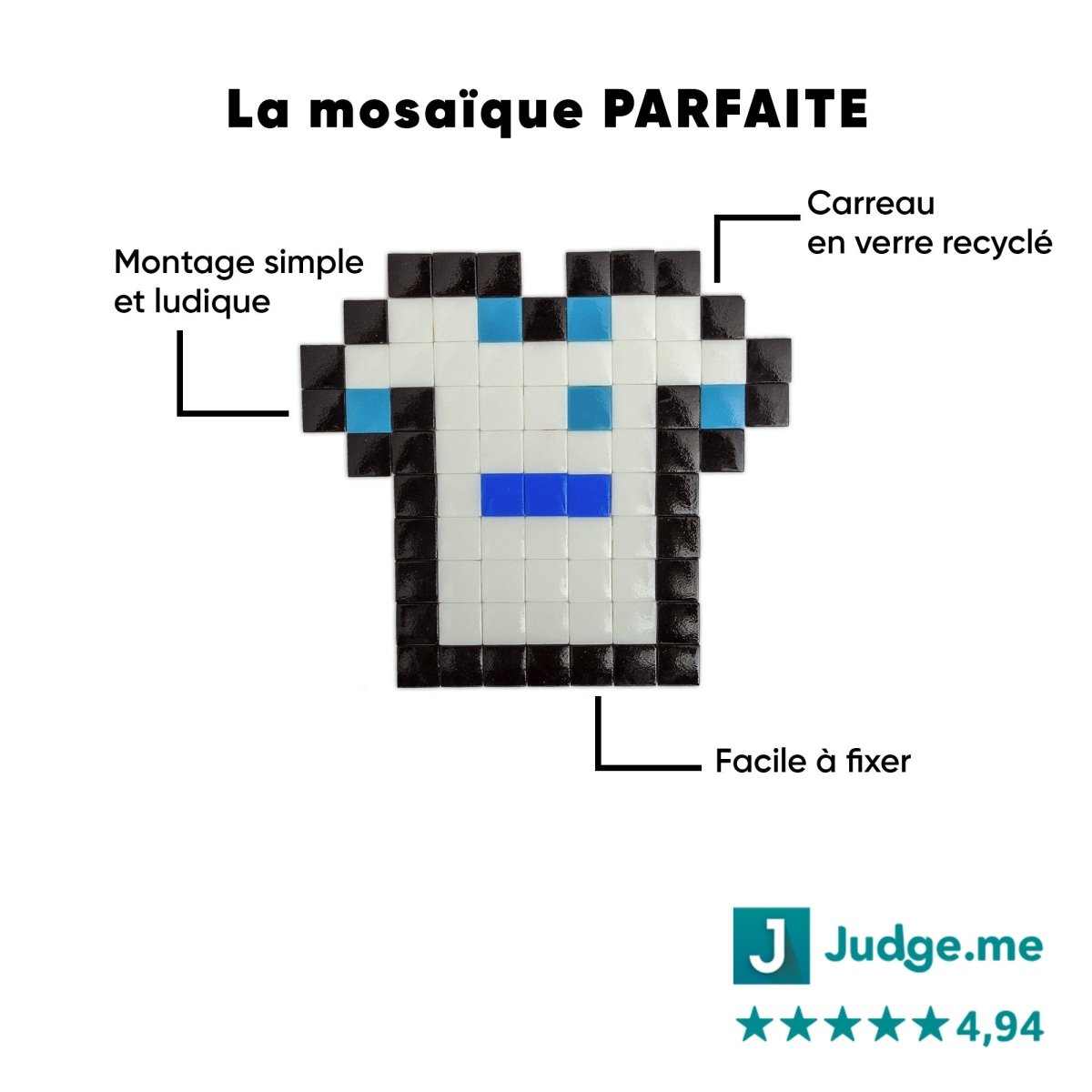 Kit mosaïque "Les Phocéens au Vélodrome" - Tilipix