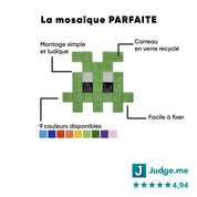 Kit mosaïque "Little monster" - Tilipix