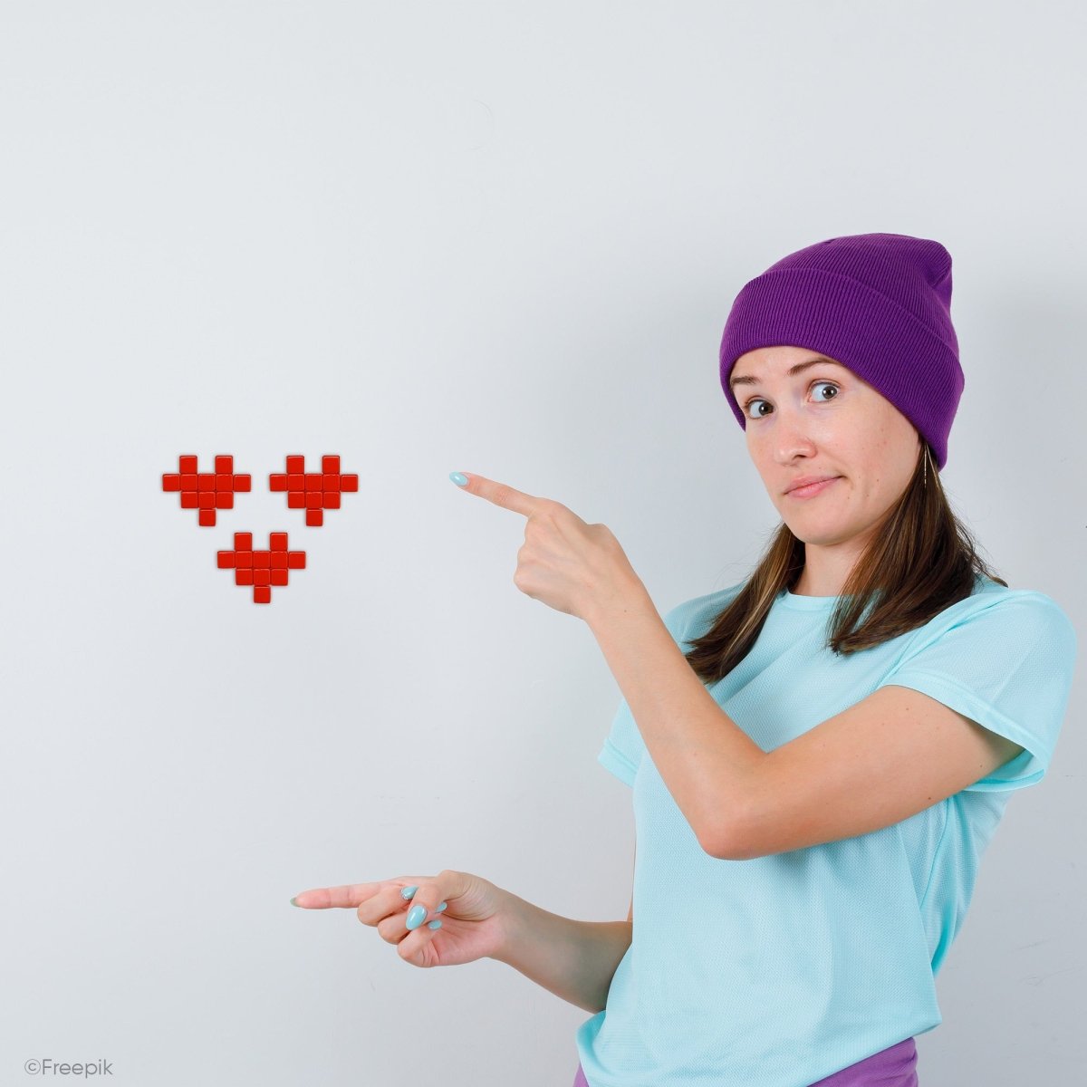 Kit mosaïque "Micro heart x3" - Tilipix