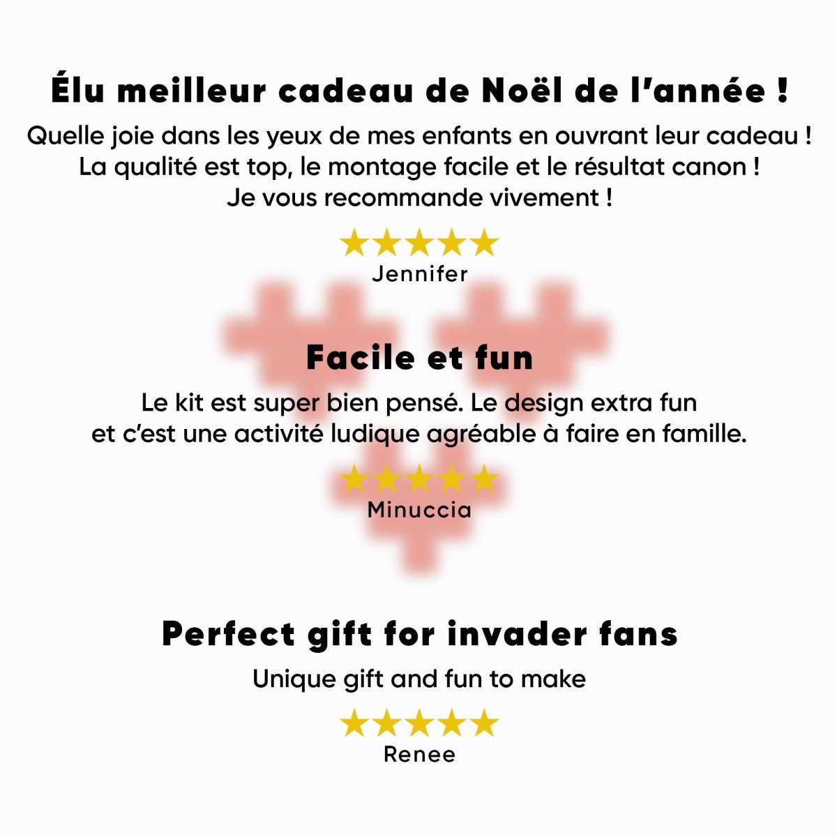 Kit mosaïque "Micro heart x3" - Tilipix