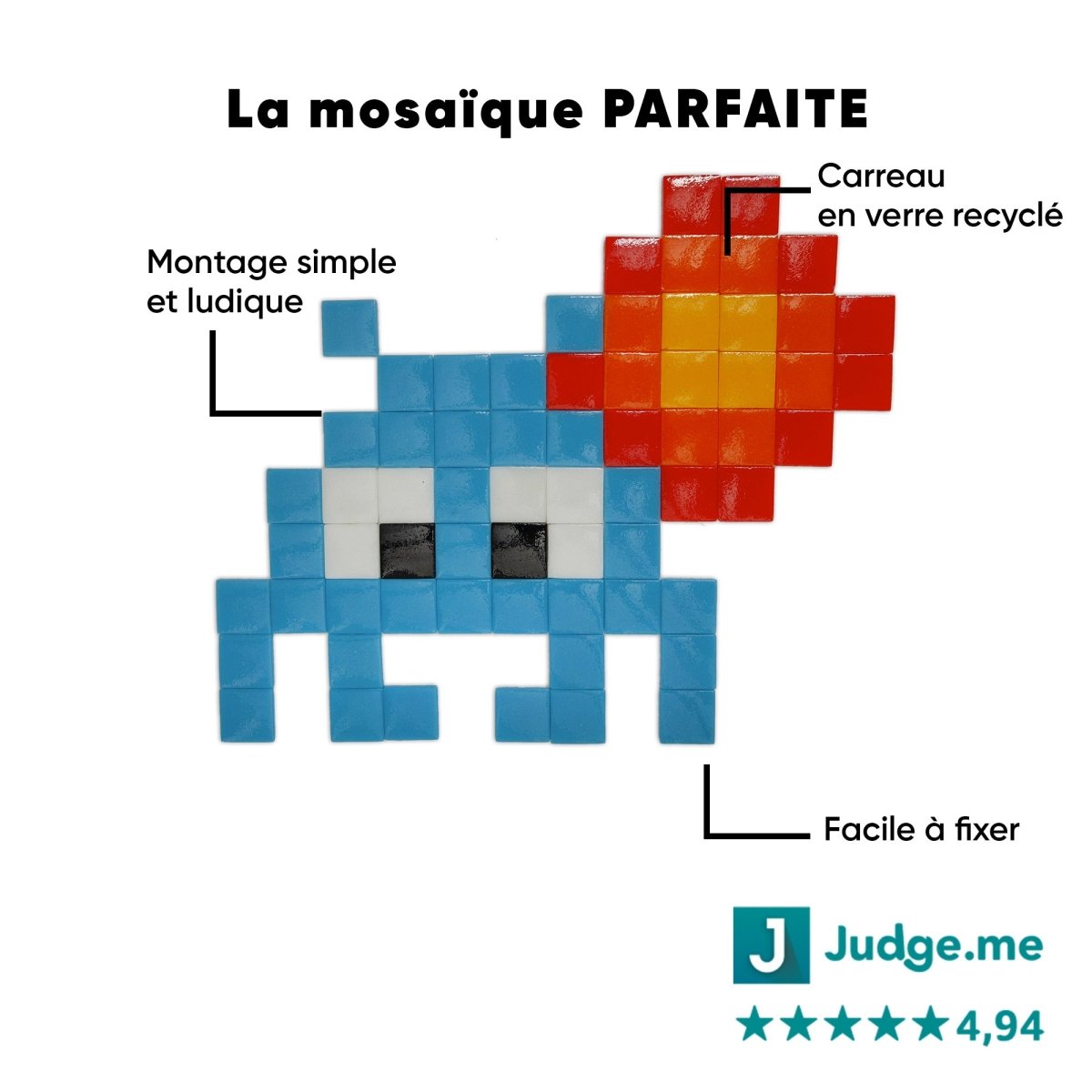 Kit mosaïque "Sunset monster" - Tilipix