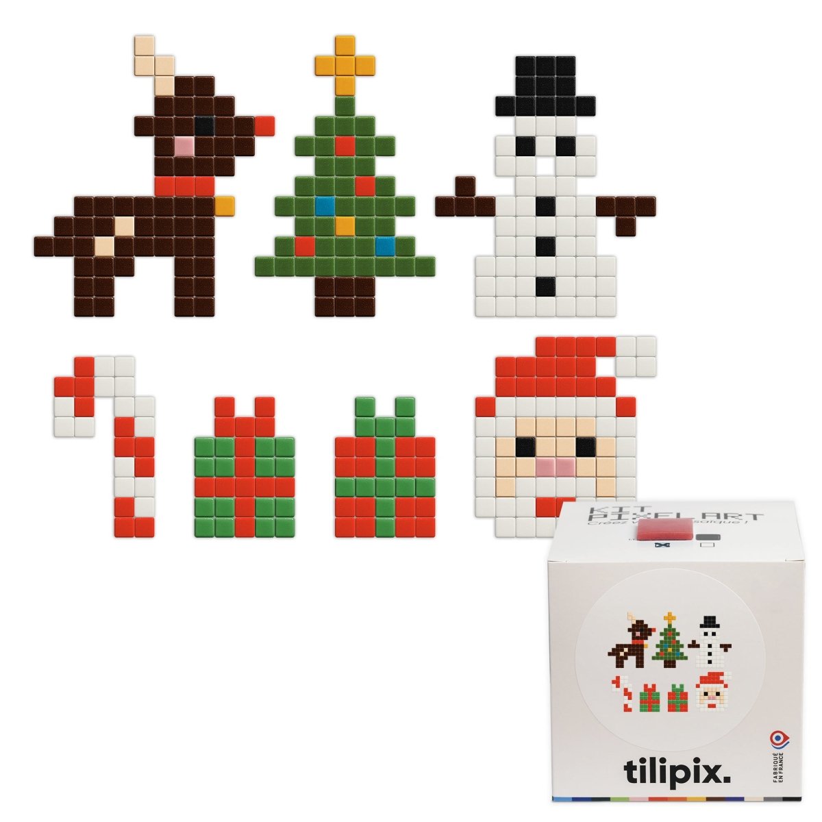 DIY déco de Noël : 7 idées simples et originales en mosaïque - Tilipix