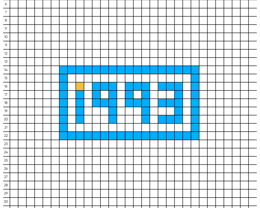 Pixel art Foot OM - Tilipix