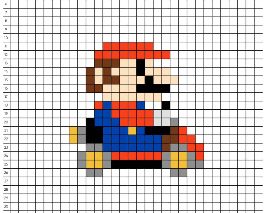 Pixel art Mario Kart - Tilipix