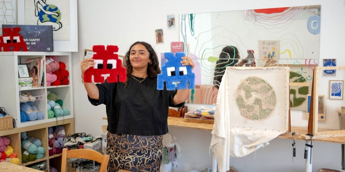 Notre première collab 100% marseillaise entre tufting et pixel art avec ZeTapis 💣 - Tilipix