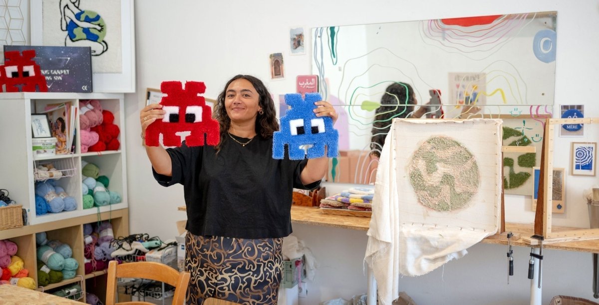 Notre première collab 100% marseillaise entre tufting et pixel art avec ZeTapis 💣 - Tilipix