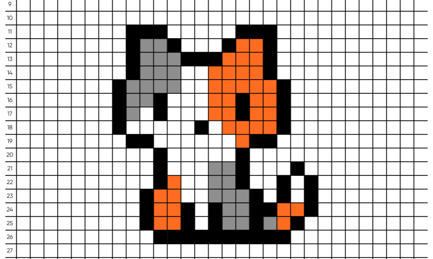 Pixel art Chat - Tilipix