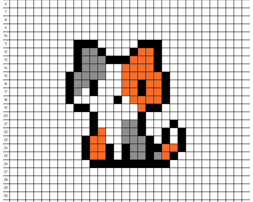 Pixel art Chat - Tilipix