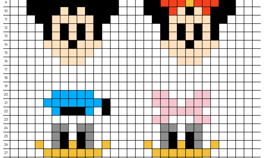 Pixel art Disney - Tilipix