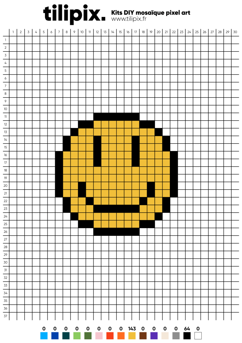 Pixel art Emoji - Tilipix
