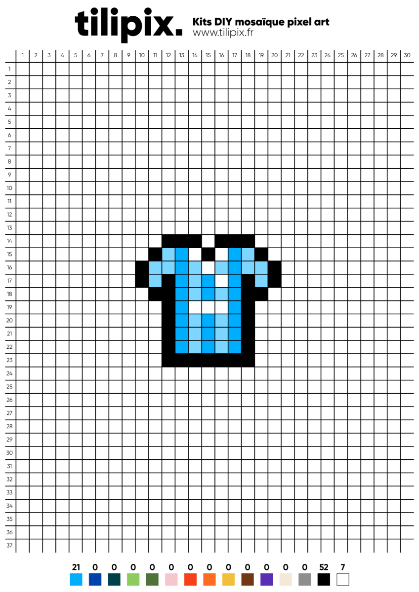 Pixel art Foot Manchester City - Tilipix