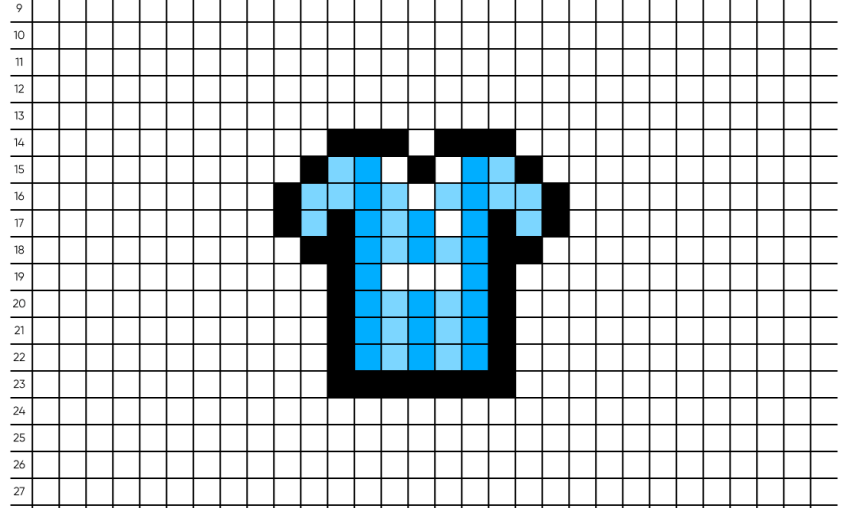 Pixel art Foot Manchester City - Tilipix