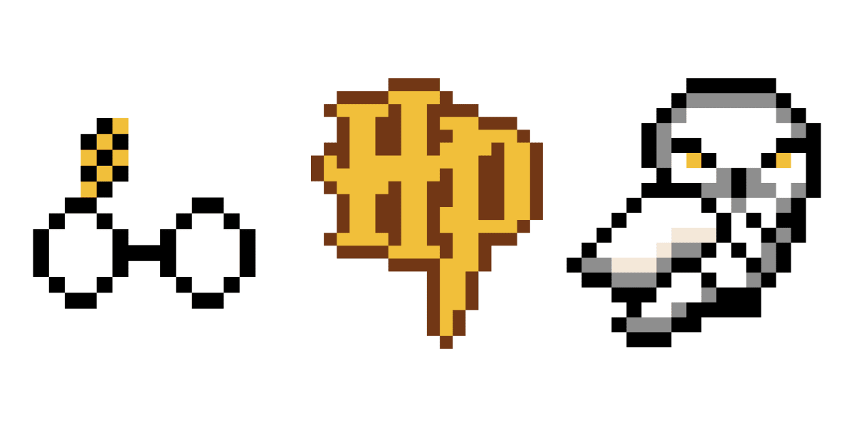 Pixel Art Harry Potter - Tilipix