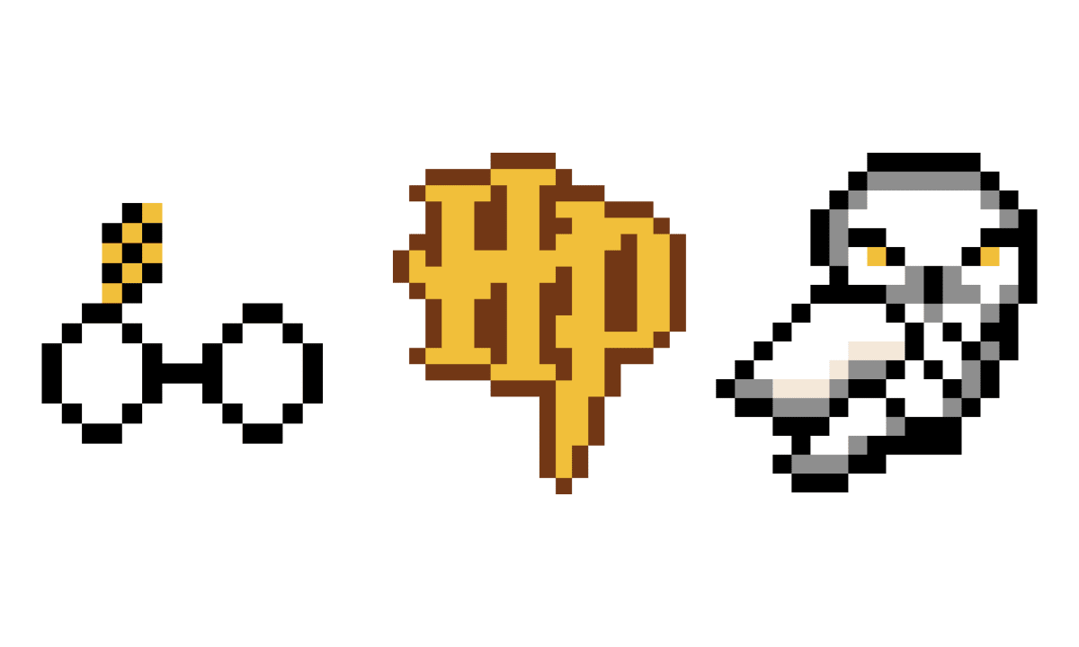 Pixel Art Harry Potter - Tilipix