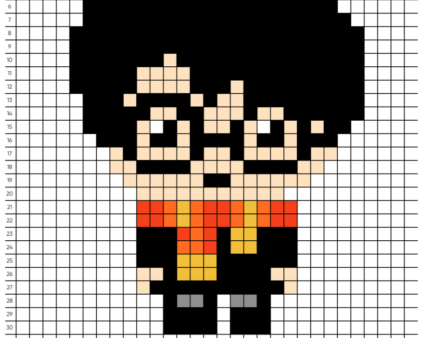 Pixel art Harry Potter - Tilipix