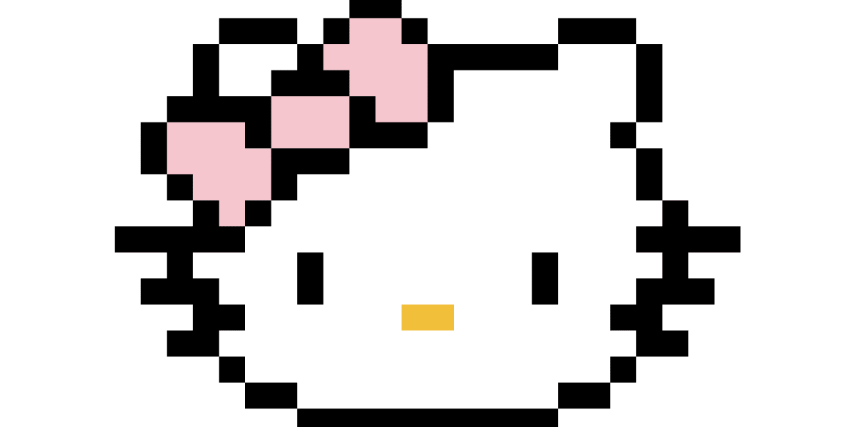 Pixel Art Hello Kitty - Tilipix