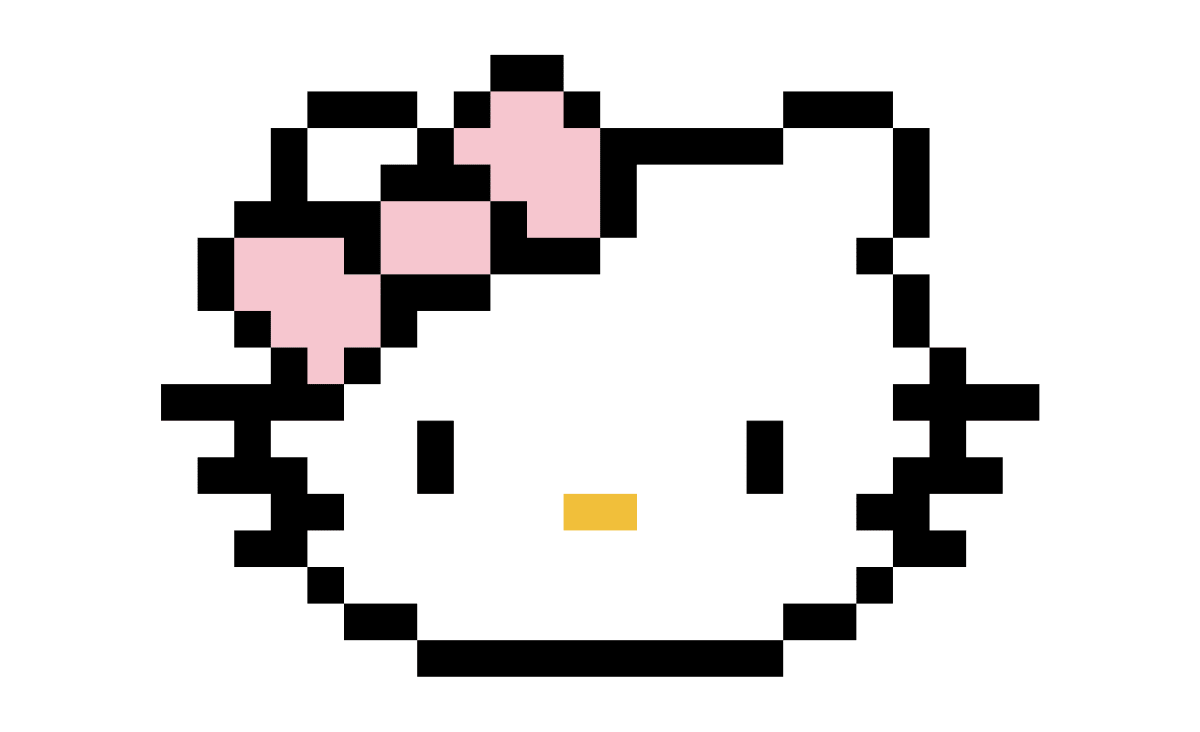 Pixel Art Hello Kitty - Tilipix
