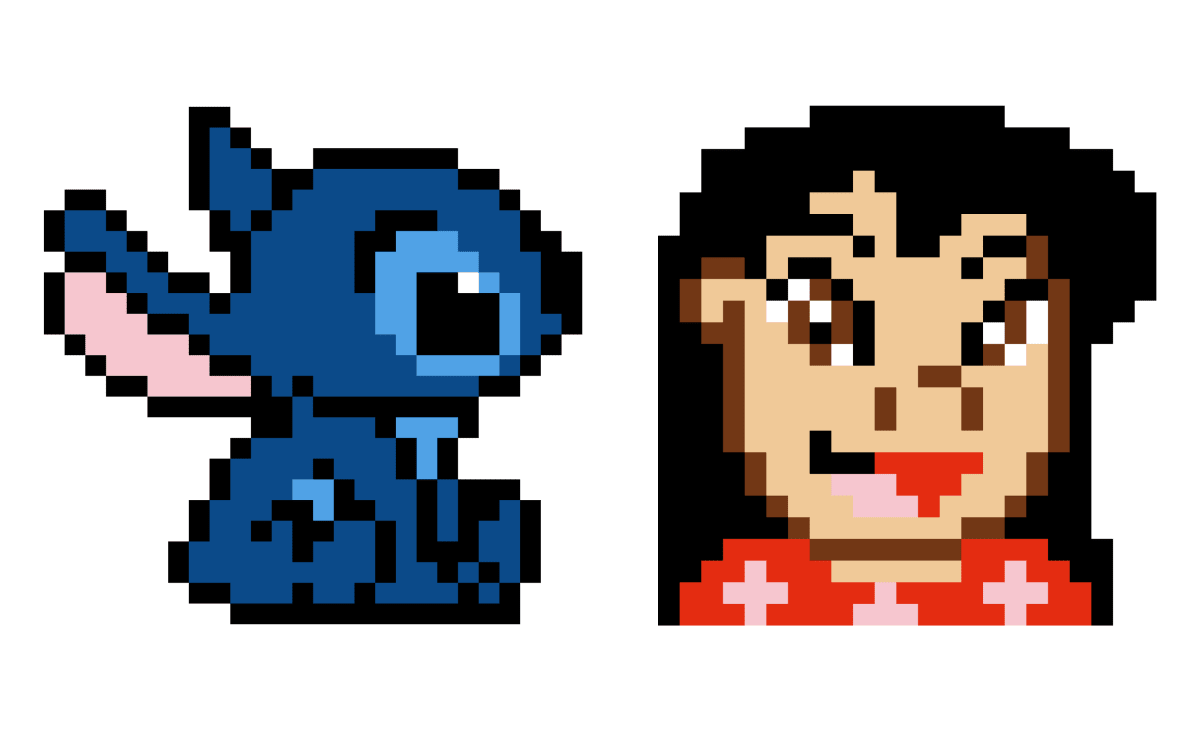 Pixel Art Lilo & Stitch - Tilipix