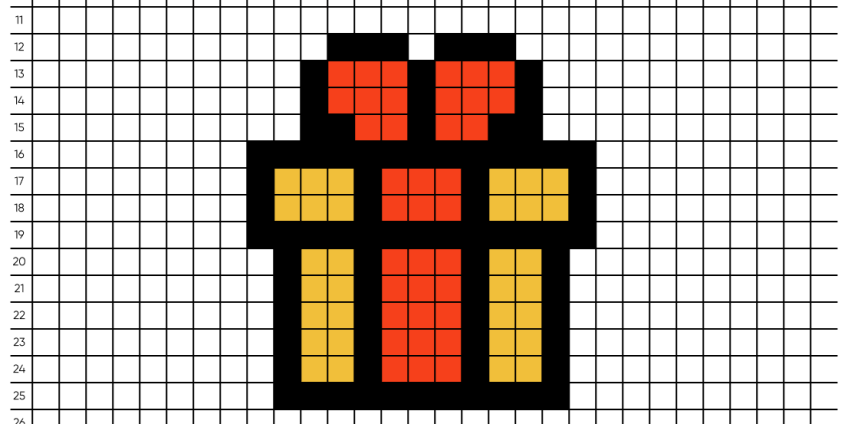 Pixel art Noël - Tilipix
