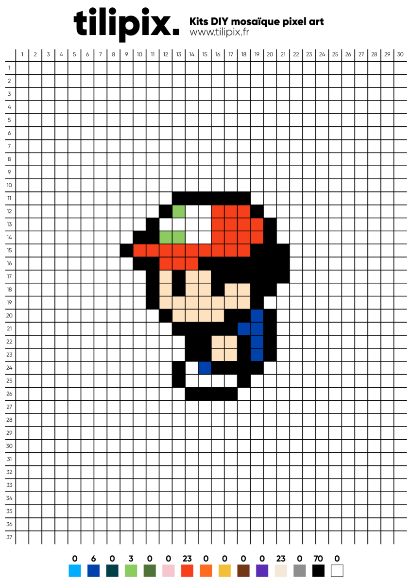 Pixel art Pokémon - Tilipix