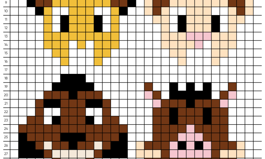 Pixel art Roi Lion - Tilipix