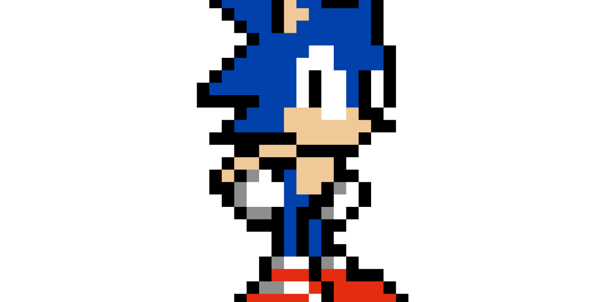 Pixel Art Sonic - Tilipix