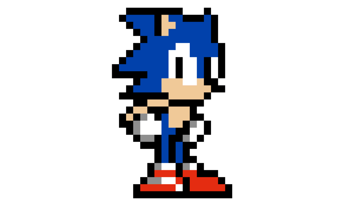 Pixel Art Sonic - Tilipix