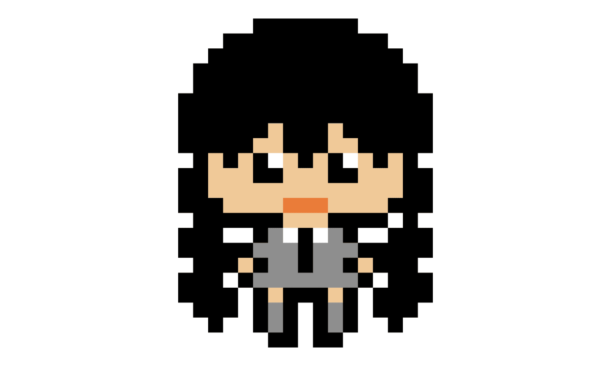 Pixel Art Wednesday : Mercredi Addams - Tilipix