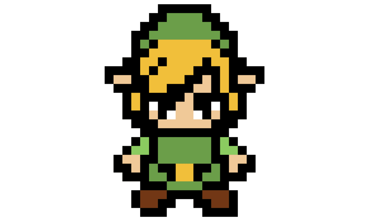 Pixel Art Zelda : Link - Tilipix